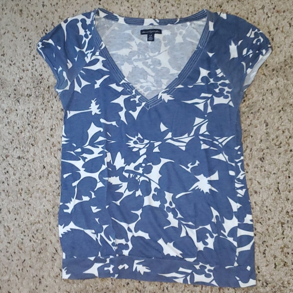 Blue Short Sleeve Shirt